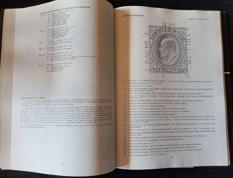 The De La Rue definitives of the Falkland islands 1901-1929 by John P Bunt