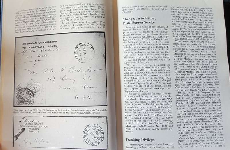 The Postal History of the AEF 1917-1923 by War Cover club