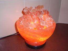Himalayan Salt 'Fire-Bowl' Lamp.