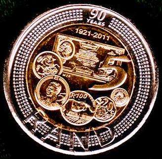 SARB 90th Anneversary 2011 Coins bag of 20 + 20 CAPSULES