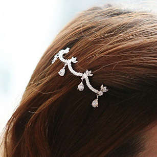 fashion lovely princess style CZ hairpin