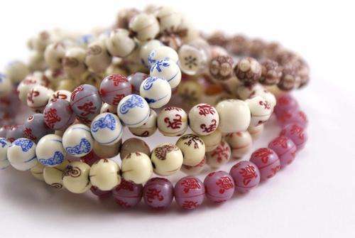 Buddhist Prayer bracelets-candy colors