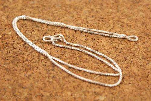 fair trade silver chain 63 cms