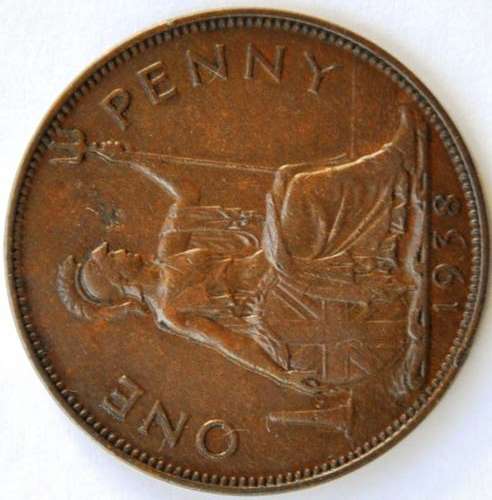 1938 ONE PENNY VERY NICE DETAILS!!
