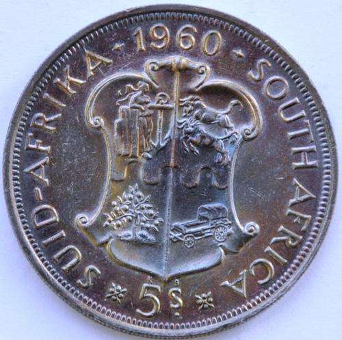 RARE 1960 5 SHILLING (CRACKED DIE) HAVE A LOOK NOW!!!