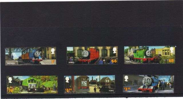 GB - 2011 - TRAINS - SET OF SIX STAMPS - MINT