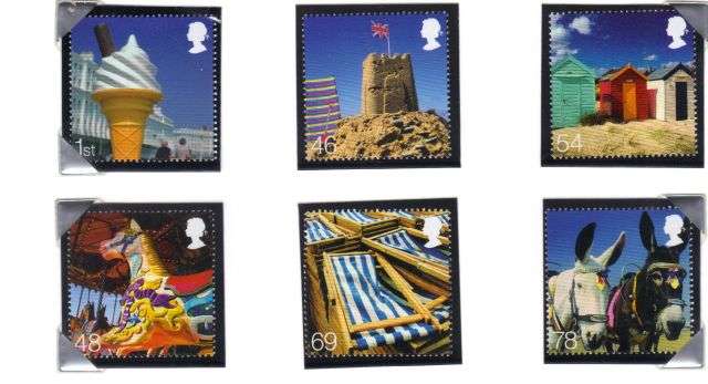 GB - 2007 - BESIDE THE SEASIDE - set of six stamps - mint