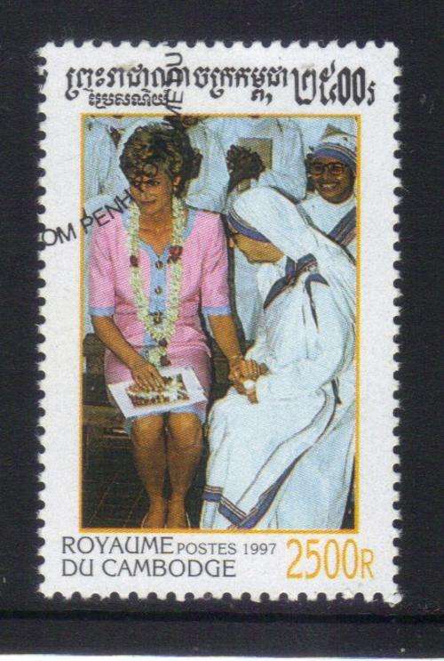 1997 - Princess Diana and Mother Theresa - fine used
