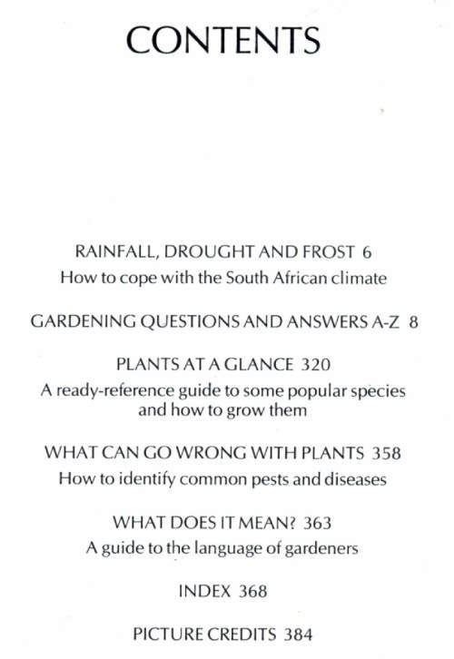 [B:2:S:CC]-Your Gardening Questions Answered. A practical guide for the South African gardener.