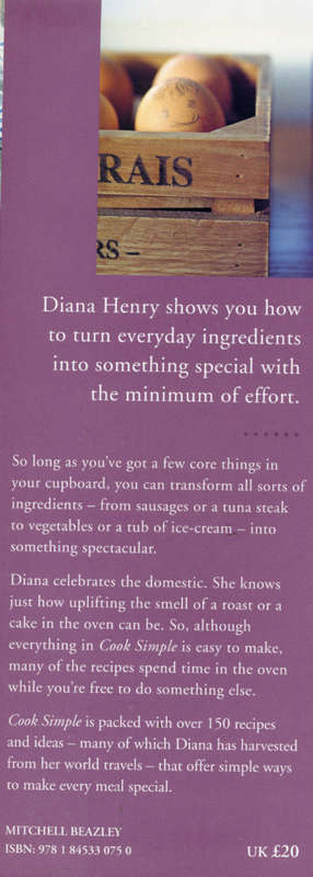 [B:2:S:CC]-Cook Simple. Effortless cooking every day. - Diana Henry