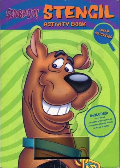 [B:2:S:CC]-Scooby-Doo! Stencil Activity Book. - Unknown