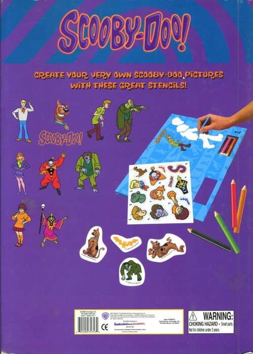 [B:2:S:CC]-Scooby-Doo! Stencil Activity Book. - Unknown