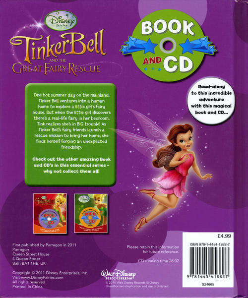 [B:2:S:CC:K]-Tinkerbell and the Great Fairy Resque - Ted Kryczko and Jeff Sheridan