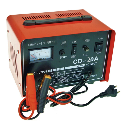 20 Amp Car Truck Battery Charger 12-24V Battery Charger Fast Charging