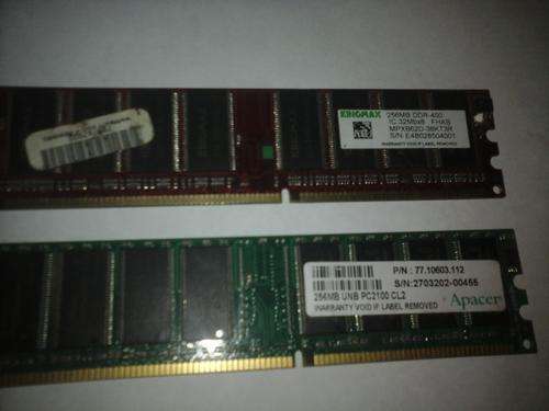 DDR400 and PC2100 Ram