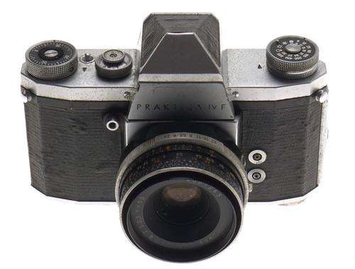 PRAKTICA IV F 35mm FILM CAMERA 2.8 f=50mm JENA LENS PROP DISPLAY PARTS ONLY