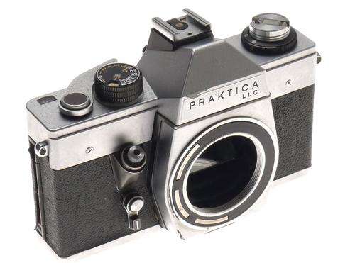 PRAKTICA USED 35mm FILM CAMERA BODY CHROME SLR VINTAGE WORKING