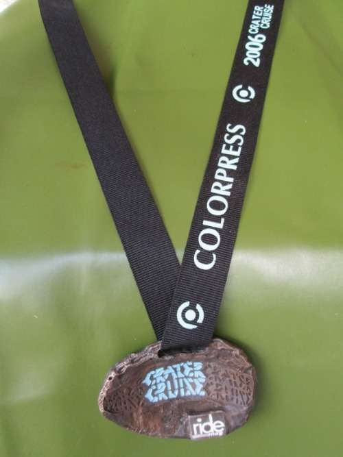 SPORTS MEDAL SOLID/BRASS - CRATER CRUISE 2006