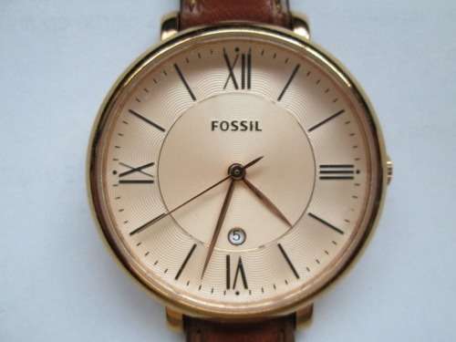 FOSSIL LADIES JAQUILINE GOLD PLATED WATCH