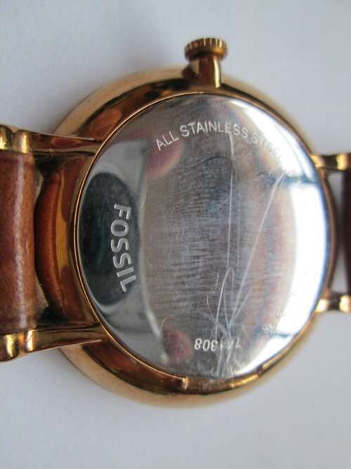 FOSSIL LADIES JAQUILINE GOLD PLATED WATCH