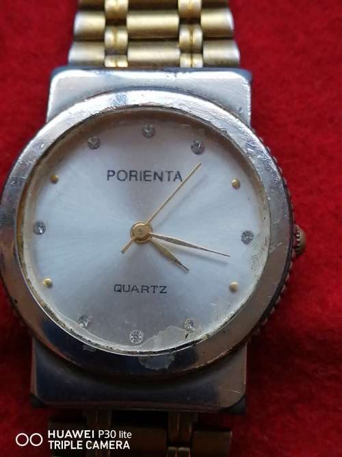 PORIENTA QUARTZ WATCH WITH CITIZEN GOLD PLATED STRAP