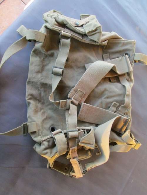 SADF CANVAS WEBBING PATROL RUCKSACK