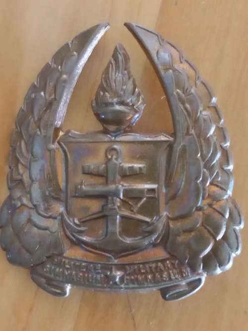 SADF HEIDELBERG GYMNASIUM- METAL CAP BADGE
