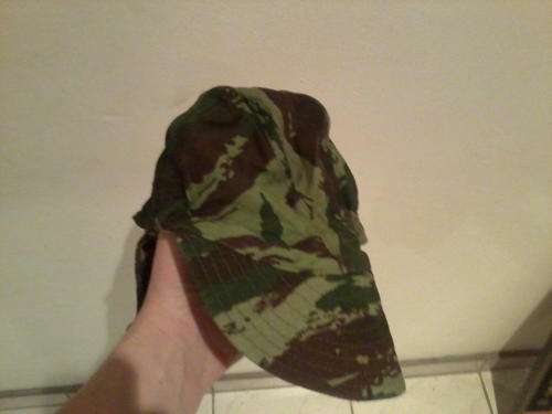 Portuguese Camo Bush Cap (Quico) pronounced Kiko  Used in Angola &  Mozambique by Frelimo, Renamo, F