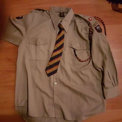 Rhodesian bush war, army service corps shirt
