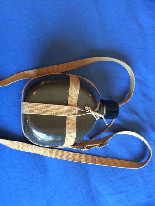 Rhodesian captured ZANLA water bottle, bush war.