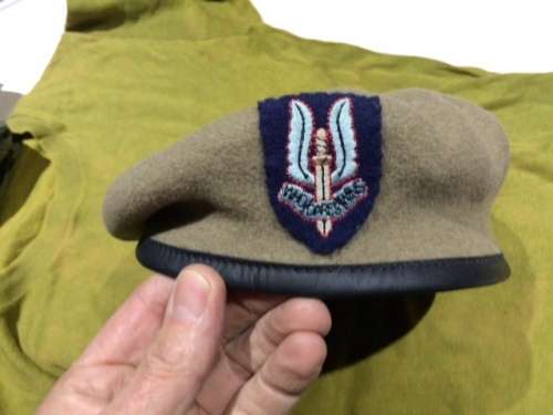British S. A. S beret.