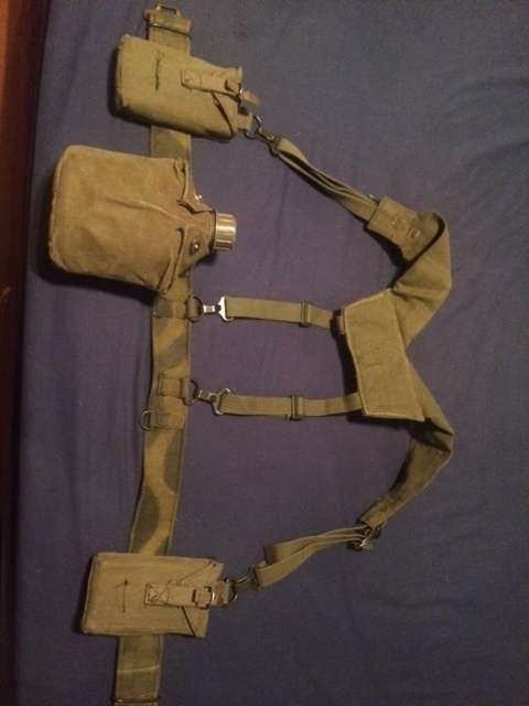 Rhodesian Bush War Webbing
