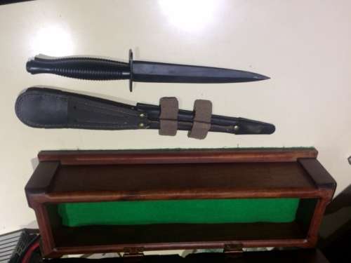 Border War SWATF presentation Fairbairn Sykes Commando Knife.