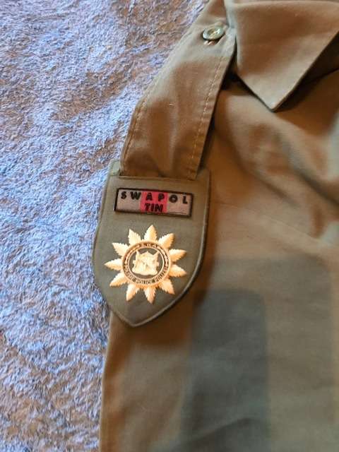 Koevoet / Swapol, bush/border war uniform incl: cap.