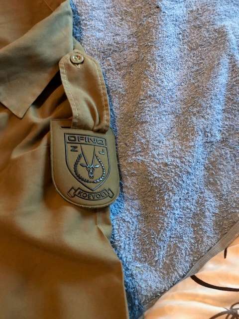 Koevoet / Swapol, bush/border war uniform incl: cap.
