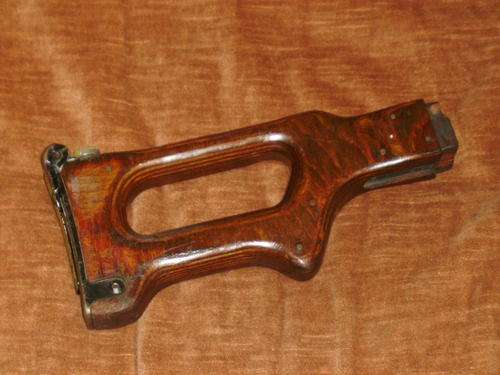 Border war Relic, battlefeild pickup russian PKM machine gun stock, rhodesian painted.