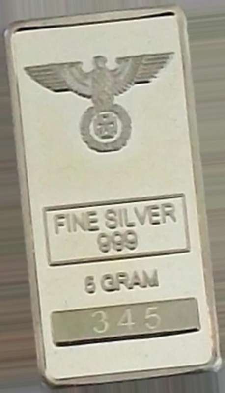 NEW!!!*** 5 Gram Fine Silver .999 Iron Cross Bar ***NEW!!!