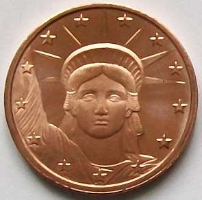 FIRST ON BOB!! WOW!!! 1 Oz .999 Fine Copper Liberty Coin