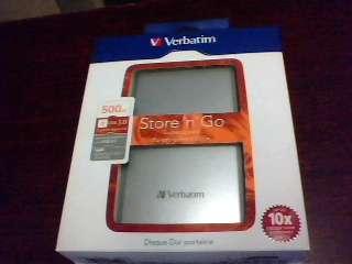 Verbatim 500GB HDD USB 3.0 Super Speed (Shipping R50)