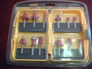 Router Bit Set 12 Piece (Shipping R60)