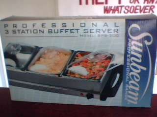 Sunbeam Buffet Server 3 Division (Shipping R60)