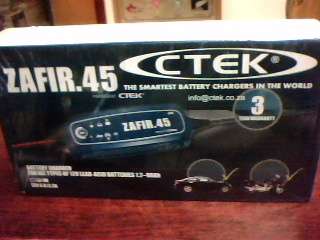 CTEK Zafir .45 Battery Charger (The smartest battery charger in the world) (Shipping R60)