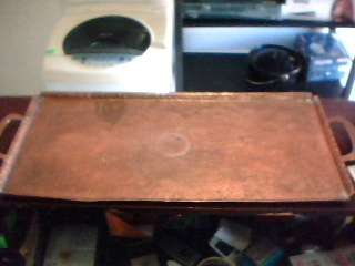 Heavy Copper Tray  Made in Rhodesia (Shipping R60)