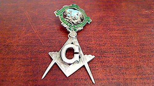 Silver Broasch (Free Masons) (Shipping R40)