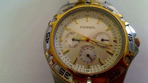 Fossil Gents Chronograph 2 tone Watch !!! (Shipping R50)