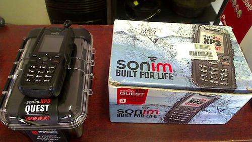 Sonim Waterproof/Shockproof Cell Phhone (The worlds toughest phone) (Shipping R60)
