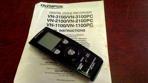 Olympus VN-1100PC Digital Voice Recorder (Shipping R50)
