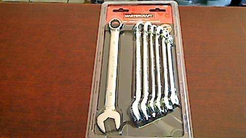 Mastercraft 7 Piece Quad Grip Combination Spanner Set