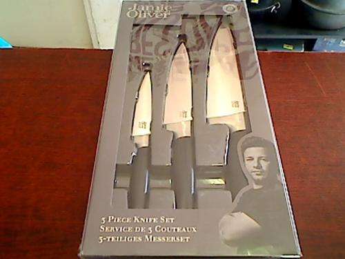 Jamie Oliver 3 Piece Knife Set (Brand New !!!!!)