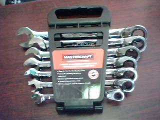 Mastercraft Reversible Ratcheting combo spanner set (Shipping R40)